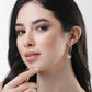 NVR Women Gold-Toned Teardrop Shaped Drop Earrings | Swadesiicart