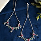 VOJ Set of 2 Traditional Heart Shaped Designer Anklet - Swadesiicart