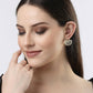 NVR Women Gold-Polished Contemporary Studs Earrings - NR Retail-NVR