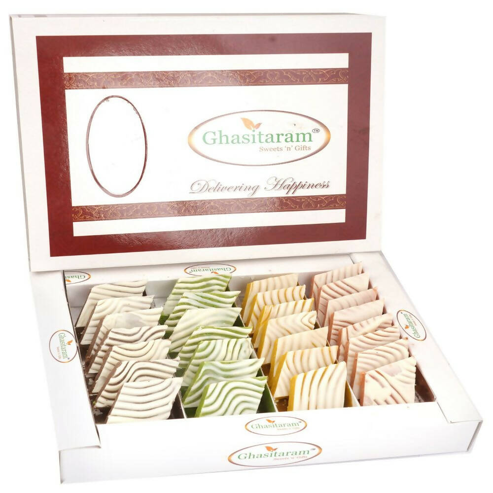 Ghasitaram Assorted Irish Kaju Katli Sweets | Swadesiicart