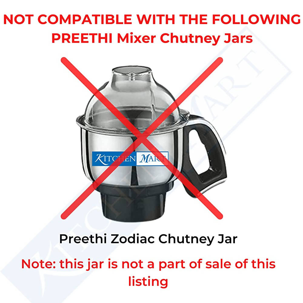 Kitchen Mart Preethi Zodiac / Zion / Zodiac 2.0 Medium and Big Jar Gasket - Swadesiicart
