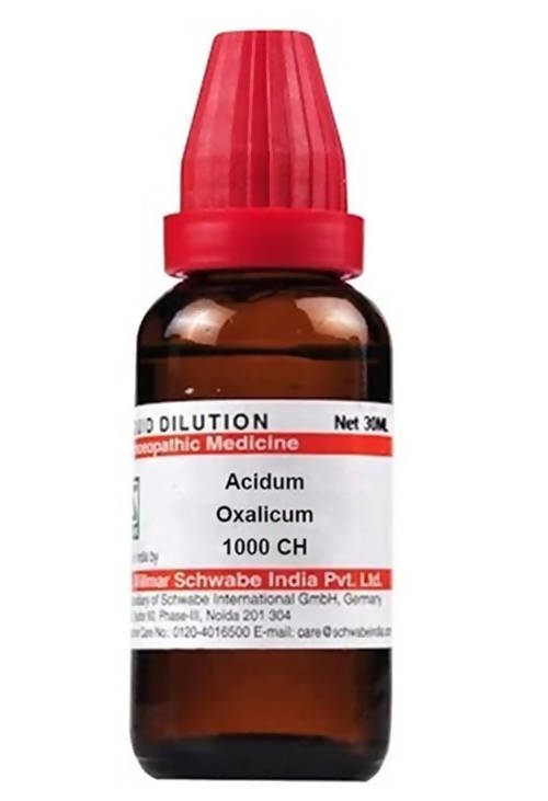 Dr. Willmar Schwabe India Acidum Oxalicum Dilution | Swadesiicart