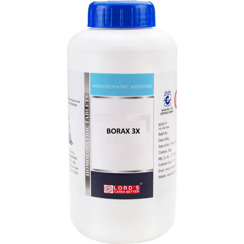 Lord's Homeopathy Borax Tablets | Swadesiicart