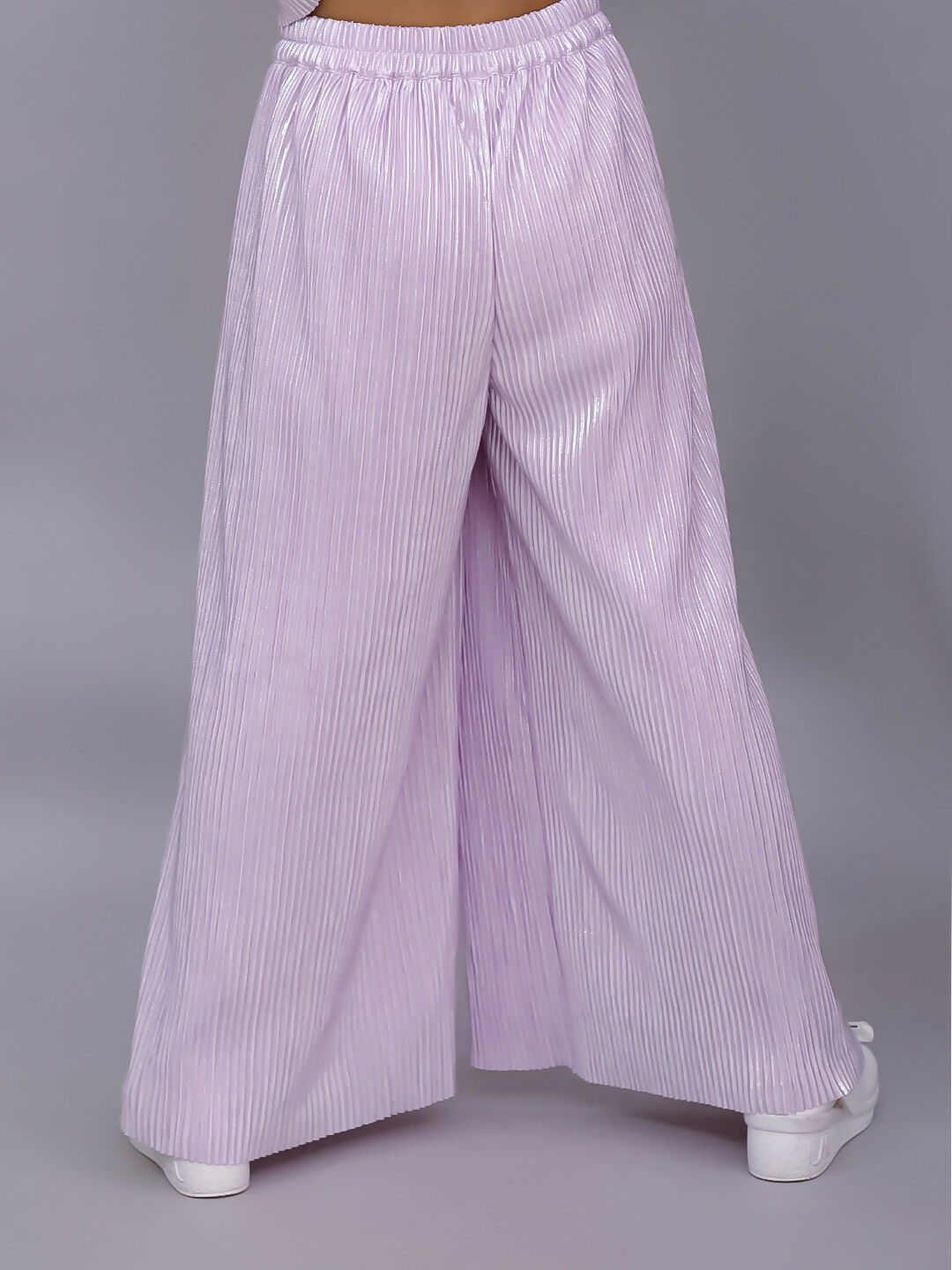 Lil Drama Glam Up Girls Pink Party Top and Pant Set | Swadesiicart
