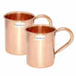 Copper Mug , 500ml - Set of 2 - Swadesiicart