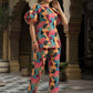 Women's Casual Fashionable Multi Muslin co-ord set - Rooh - Swadesiicart
