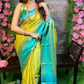 DEIANA'S Beautiful Designer Golden zari Soft Lichi Silk Saree - Yellow - Swadesiicart