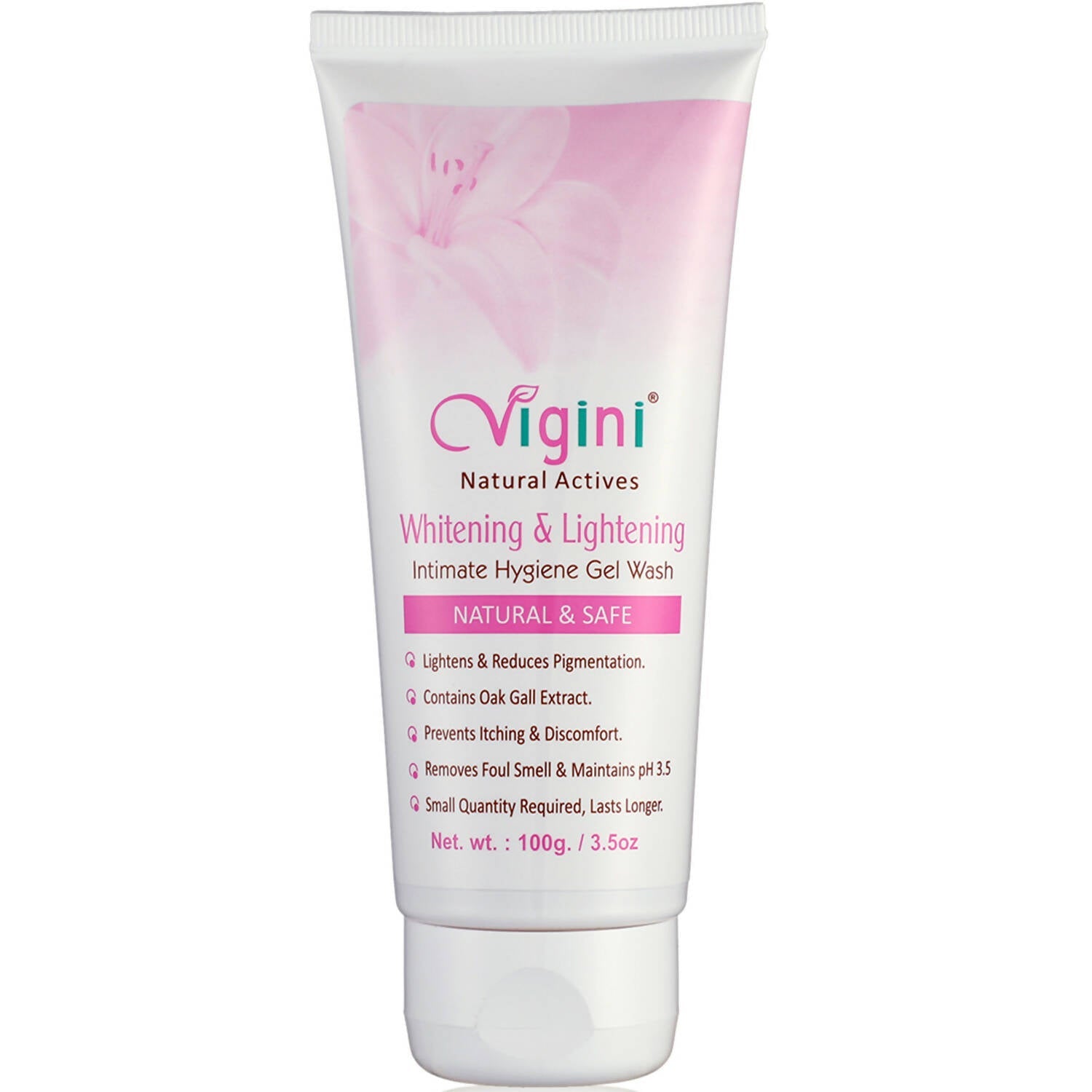 Vigini Natural Actives Vaginal Lightening Whitening Intimate Feminine Hygiene Gel Wash for Women - Global Medicare Inc
