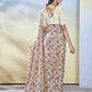 Off White Georgette Designer Printed Ready to Wear Saree - Samyana | Swadesiicart