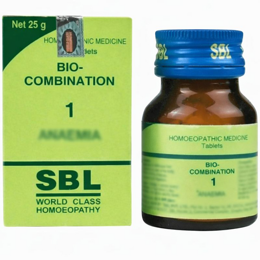 SBL Homeopathy Bio - Combination 1 Tablets | Swadesiicart