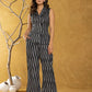 Yufta Cotton Black Ikat Co-Ord Set - Swadesiicart