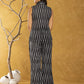 Yufta Cotton Black Ikat Co-Ord Set - Swadesiicart