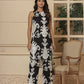 Yufta Cotton Black Pin Tuck Co-Ord Set - Swadesiicart