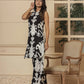 Yufta Cotton Black Pin Tuck Co-Ord Set - Swadesiicart