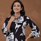 Yufta Cotton Black Printed Co-Ord Set - Swadesiicart