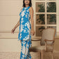 Yufta Cotton Blue Pin Tuck Co-Ord Set - Swadesiicart