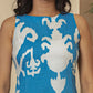 Yufta Cotton Blue Pin Tuck Co-Ord Set - Swadesiicart