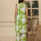 Yufta Cotton Green Pin Tuck Co-Ord Set - Swadesiicart