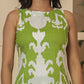 Yufta Cotton Green Pin Tuck Co-Ord Set - Swadesiicart