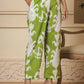 Yufta Cotton Green Pin Tuck Co-Ord Set - Swadesiicart
