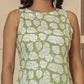 Yufta Cotton Green Summer Leaf Print Co-Ord Set - Swadesiicart