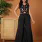 Yufta Cotton Silk Festive Waistcoat Co-Ord Set With Attached Cotton Lining - Swadesiicart