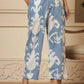 Yufta Cotton Sky Blue Pin Tuck Co-Ord Set - Swadesiicart