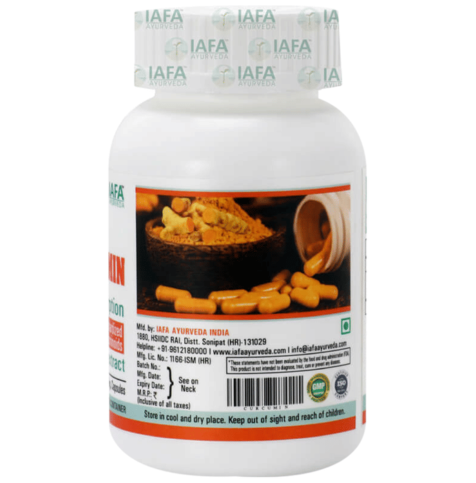Iafa Ayuveda Curcumin Veg Capsules | Swadesiicart