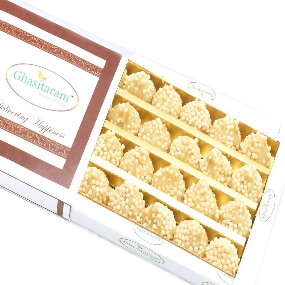 Ghasitaram Rice Crispies Kaju Modaks | Swadesiicart