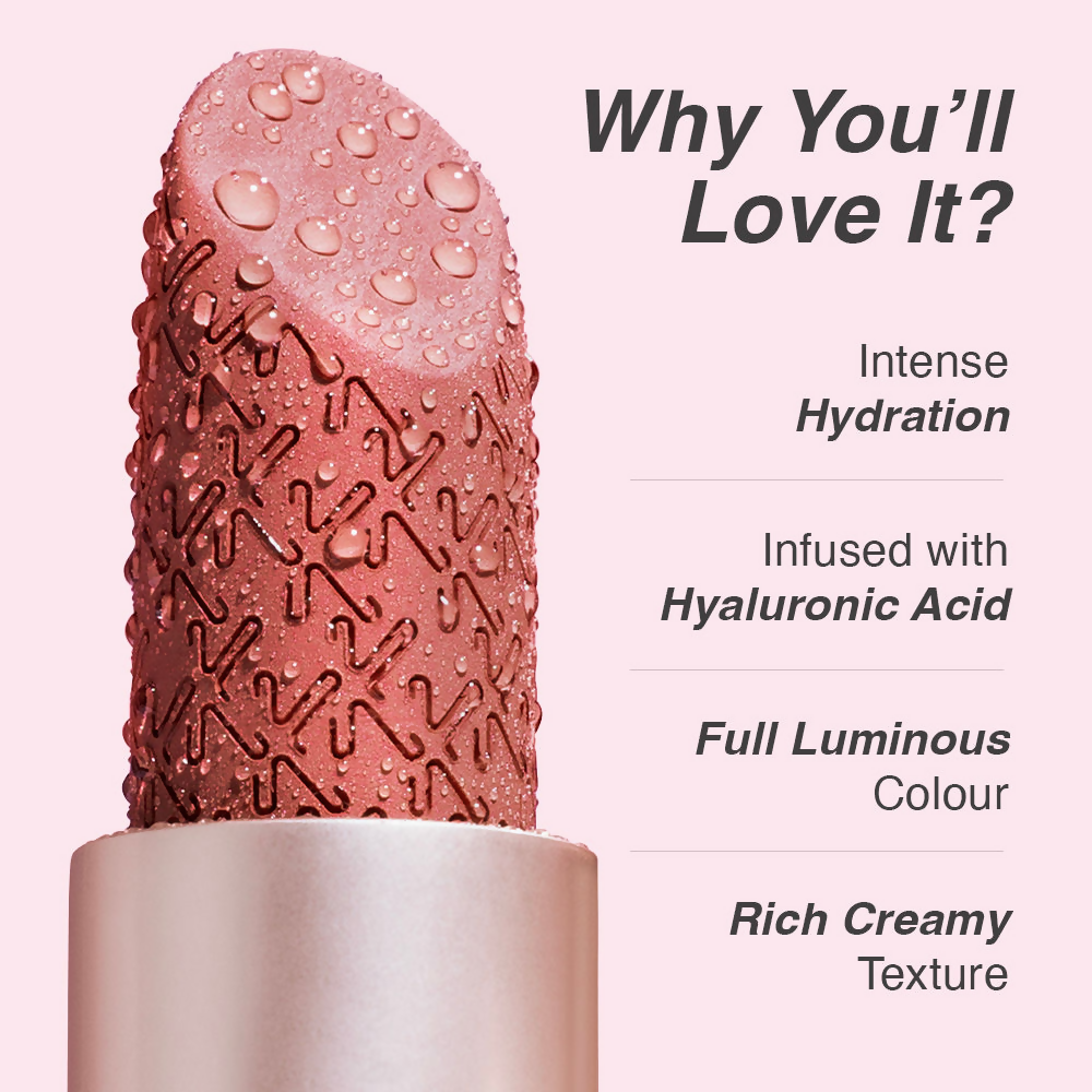 Kay Beauty Hydra Crème Hydrating Full Coverage Lipstick with Hyaluronic Acid-Dreamer | Swadesiicart