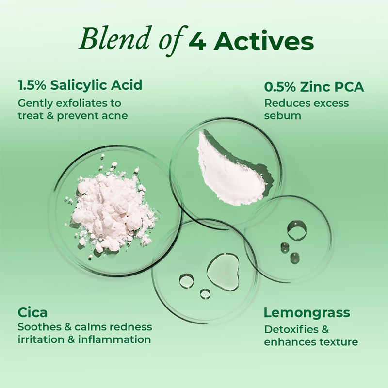 The Pink Foundry Salicylic Acid Acne Face Wash - Swadesiicart