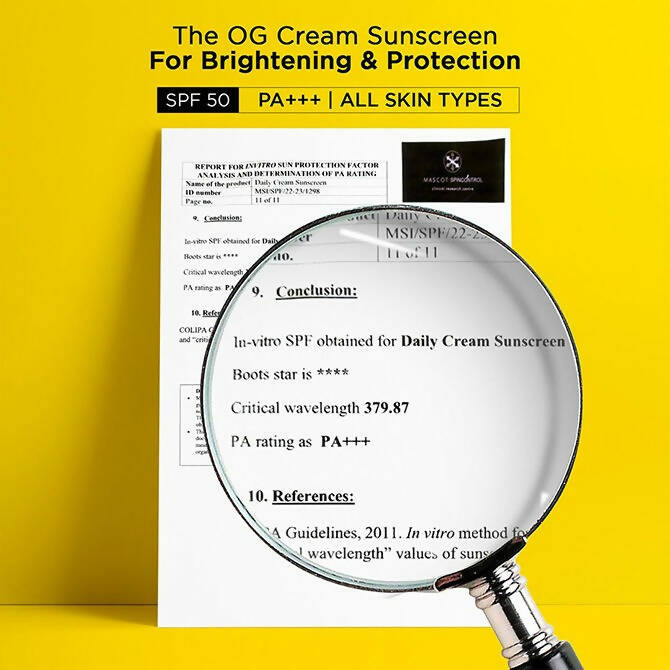 Sun Scoop Daily SPF 50 Sunscreen Cream - Swadesiicart