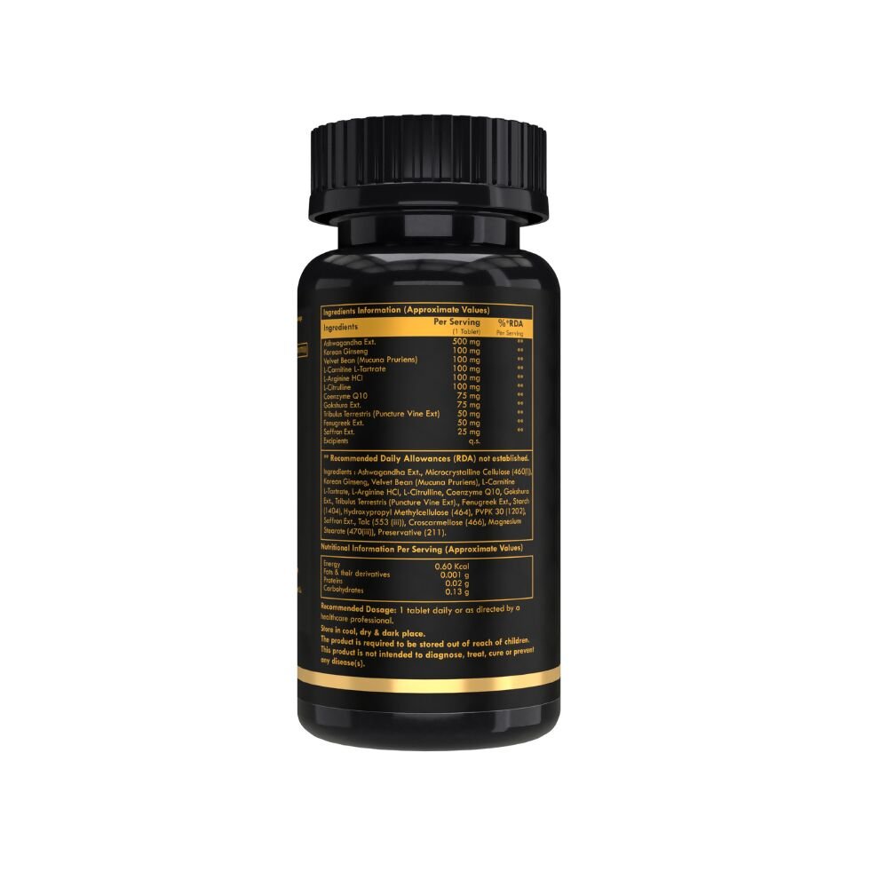 Aarkios More for Him Energy and Libido Booster Tablets for Men - Swadesiicart