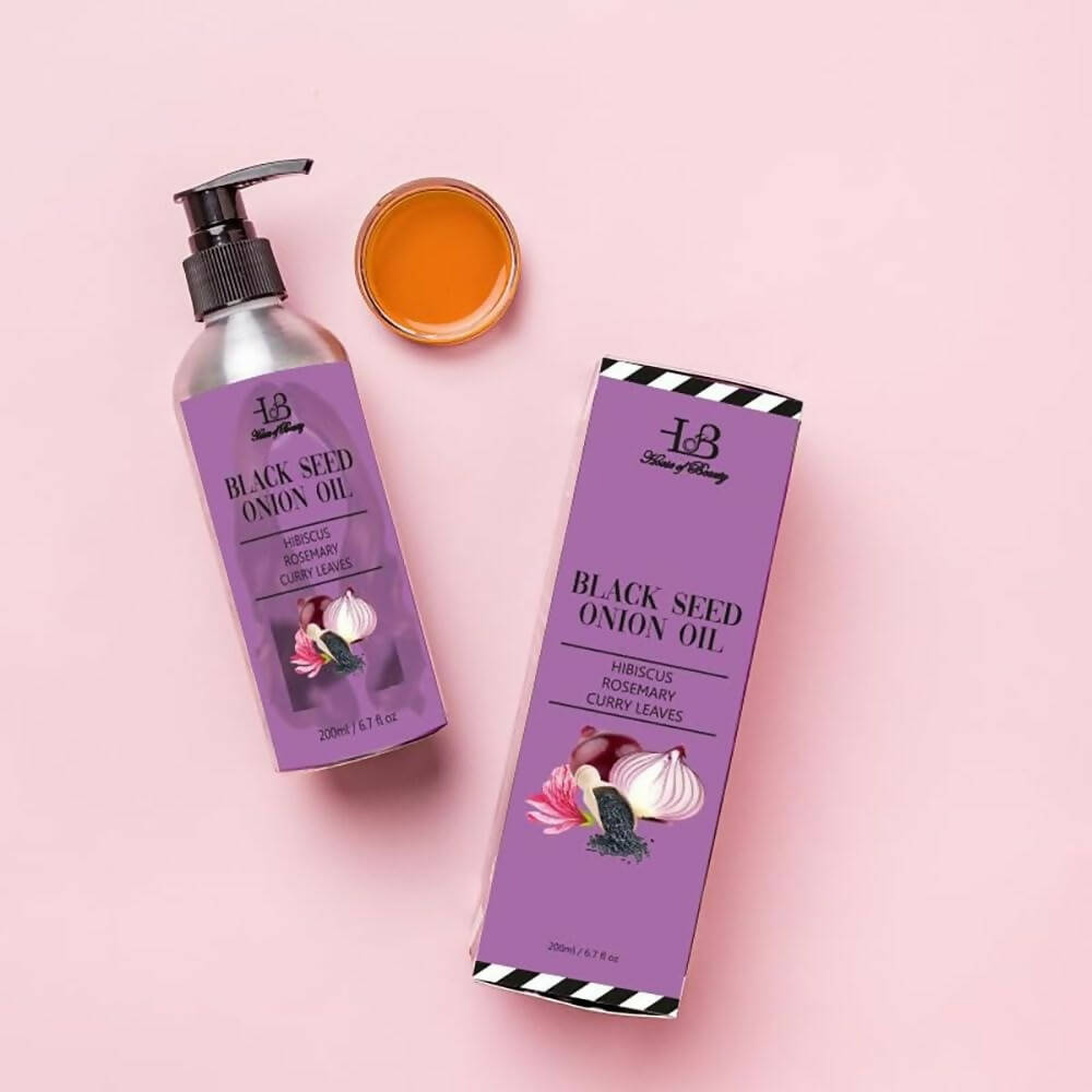 House Of Beauty Black Seed Onion Oil with Hibiscus Hair Oil - Swadesiicart