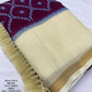 Maroon Polycotton Ethnic Motifs Saree with Unstitched Blouse - Hiral Fashion | Swadesiicart