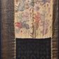 Cream and Navy Bandhani Kanchipuram Silk Handloom Saree with Kalamkari Cows Design - Global Threads | Swadesiicart
