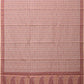 Cream and Red Cut Work Sico Cotton Saree with All Over and Border Design - Global Threads | Swadesiicart