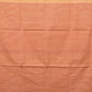 Cream and Red Khadi Cotton Handloom Saree Plain Saree with Strips Pallu Design - Global Threads | Swadesiicart