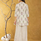 Yufta Cream Cotton Co-Ord Set - Swadesiicart