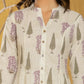 Yufta Cream Cotton Co-Ord Set - Swadesiicart