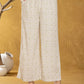 Yufta Cream Cotton Co-Ord Set - Swadesiicart