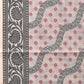 Cream Cut Work Sico Cotton Saree with All Over Diagonal and Border Design - Global Threads | Swadesiicart