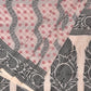 Cream Cut Work Sico Cotton Saree with All Over Diagonal and Border Design - Global Threads | Swadesiicart