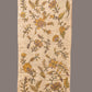 Cream Kalamkari Hand Painted Cotton Handloom Stole with Floral and Birds Design - Global Threads | Swadesiicart