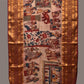 Cream Kalamkari Hand Painted Kanchipuram Silk Handloom Dupatta with Ajanta Design - Global Threads | Swadesiicart
