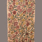 Cream Kalamkari Hand Painted Sico Stole with Tree of Life Design - Global Threads | Swadesiicart