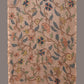 Cream Kalamkari Hand Painted Woolen Handloom Stole with Floral Design - Global Threads | Swadesiicart