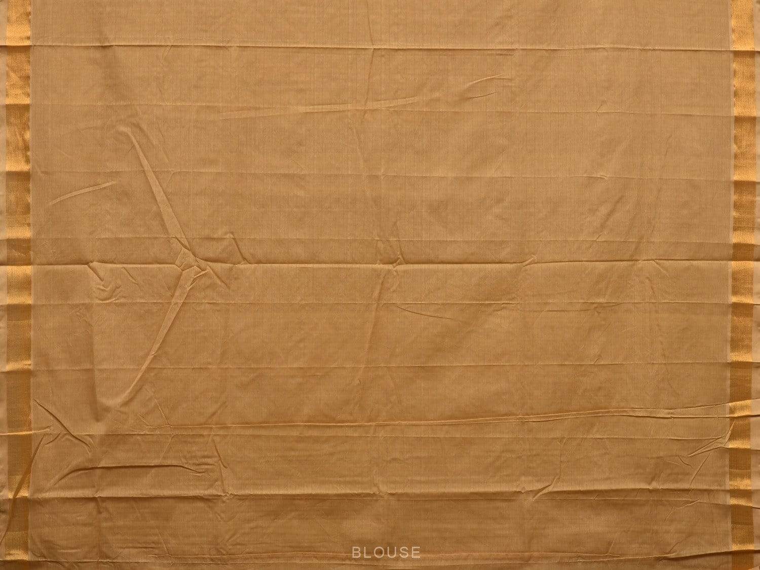 Cream Uppada Cotton Handloom Saree with Jamdani Pallu Design - Global Threads | Swadesiicart
