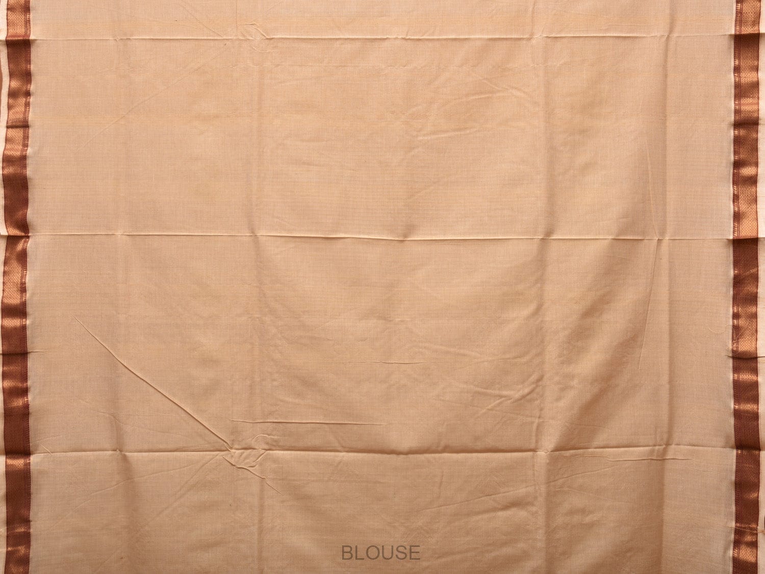 Cream Uppada Cotton Handloom Saree with Pallu Design - Global Threads | Swadesiicart