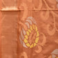 Cream Uppada Silk Handloom Saree with All Over Design - Global Threads | Swadesiicart